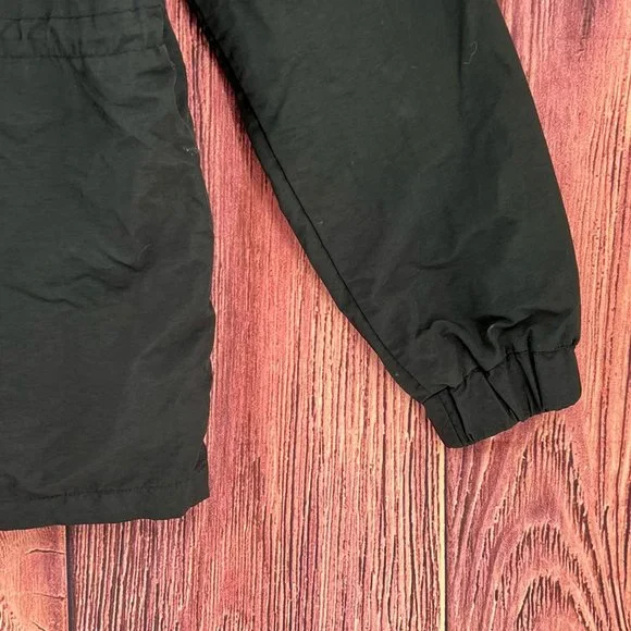 BAIT Superior Quality Goods Rain Jacket Men's Size Small Black Hooded Streetwear
